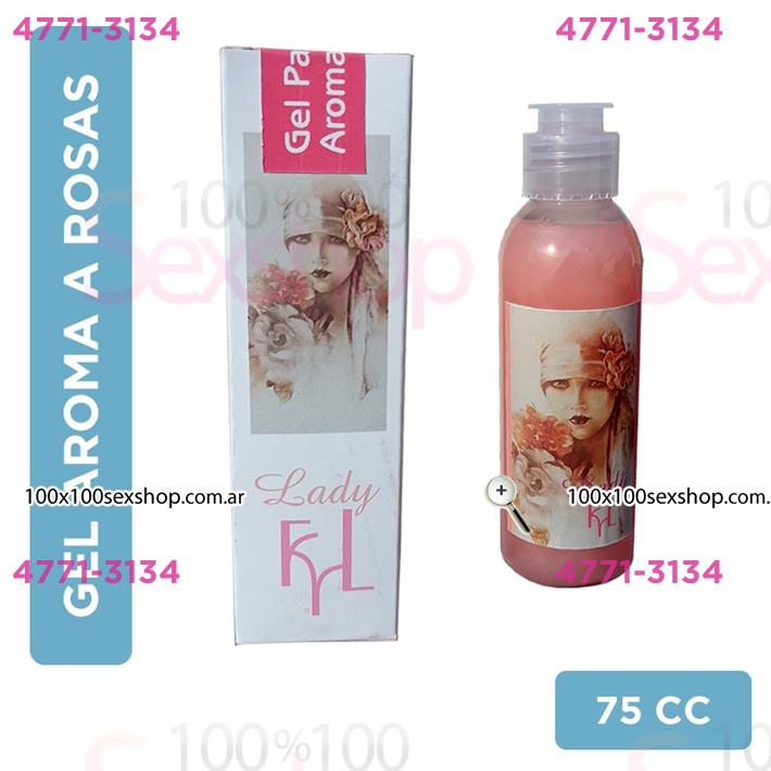 Cód: CA CR L ROSA - Gel Pasional aroma a rosas 75cc - $ 7300